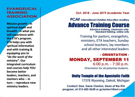 ETA Training (Advanced - JPEG)